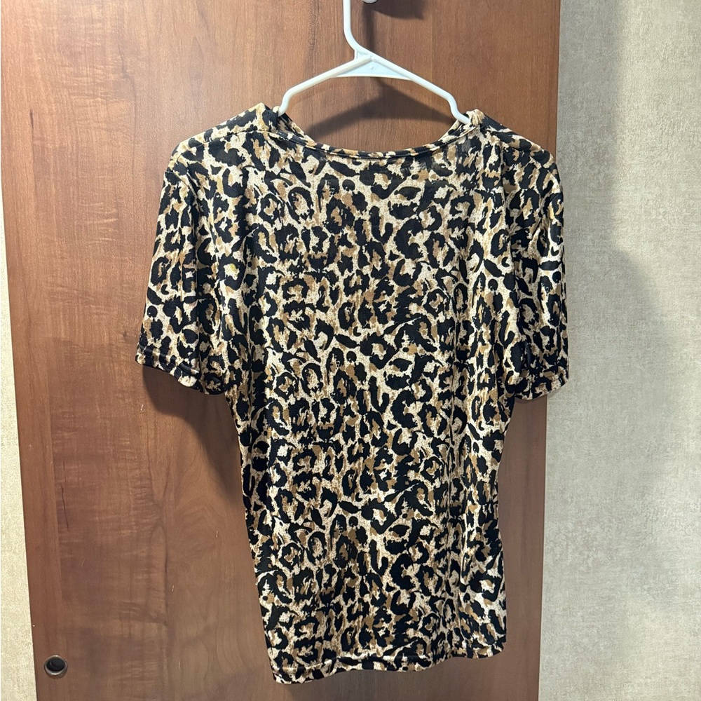 Leopard Print Women's Top